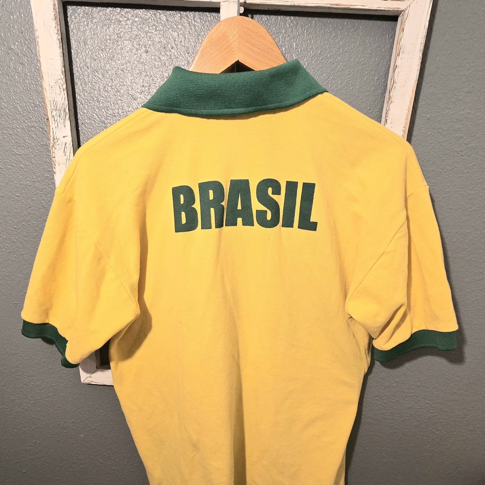 VINTAGE Rio 2011 CISM World Military Games Polo - Brazil Colors - Size G - Picture 2 of 5